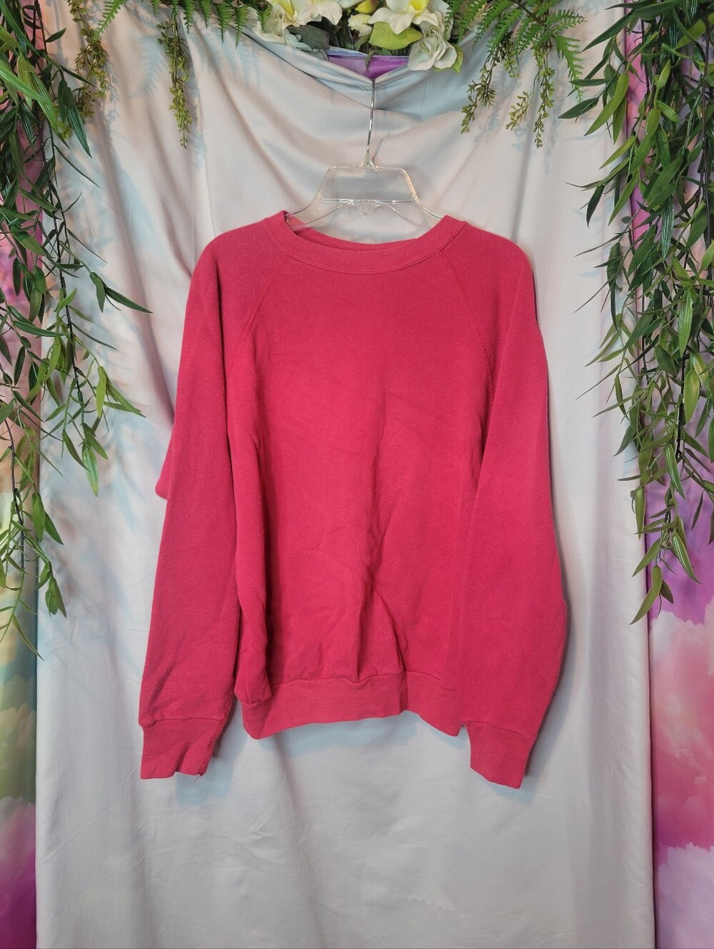 Bright Cherry Red Boyfriend Sweatshirt